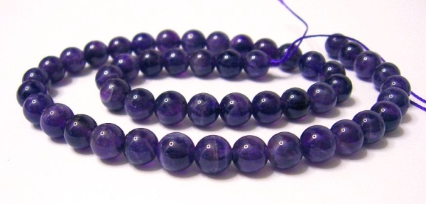 8 mm Edelstein Strang Amethyst, Edelsteinperlen